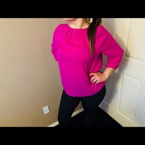 Magenta Colored Blouse